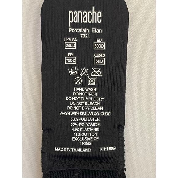 NET Panache Porcelain Elan Moulded T Shirt Bra 28DD - Picture 7 of 7